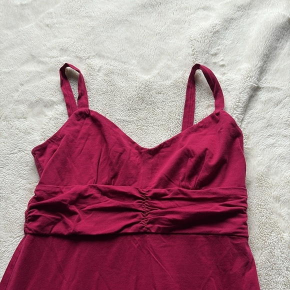 LOFT Pink Sleeveless Fit & Flare Dress | Size Small | Summer Ready - Picture 2 of 7
